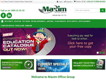 Tablet Screenshot of maximofficegroup.com.au